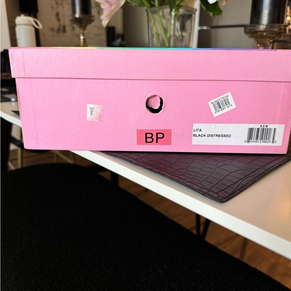 Jeffrey Campbell Lita Booties in color Black Distressed. Size 8.5 - Picture 2 of 14